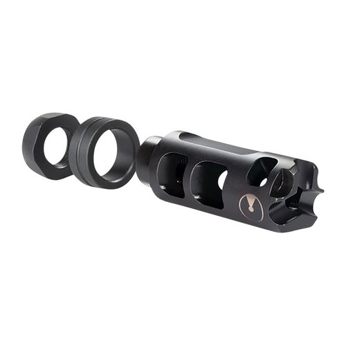 Der Ultradyne Pulse Compensator reduziert Rückstoss und Mündungsaufstieg, verbessert die Genauigkeit und bleibt dabei kompakt für dein AR-15.