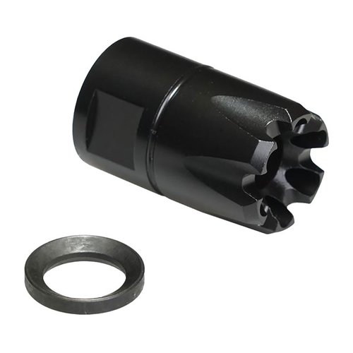 Le CMMG ZEROED 9mm Linear Comp offre un contrôle optimal du recul et redirige le souffle vers l'avant, tout en étant compact et en acier inoxydable.