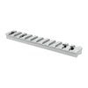 Supporto per ottiche Ruger® 10/22® in alluminio anodizzato 6061, finitura argento opaco, compatibile con fori di montaggio di fabbrica e garanzia a vita.