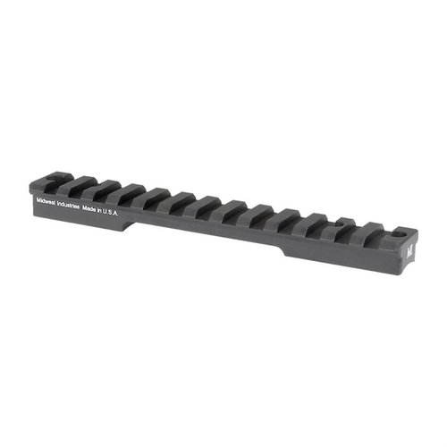 Le rail Remington 700 Short Action de Midwest Industries est en aluminium 6061, facile à installer, avec montage solide et garantie à vie.