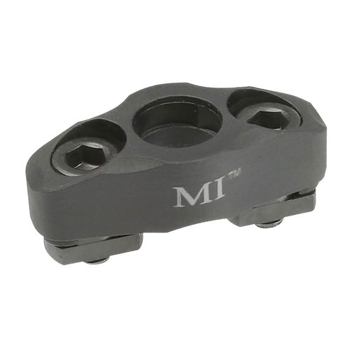 Der QD Sling Adaptor M-LOK von Midwest Industries ist aus hart eloxiertem Aluminium, verhindert das Drehen des Swivels und wird mit Befestigungsmaterial geliefert.