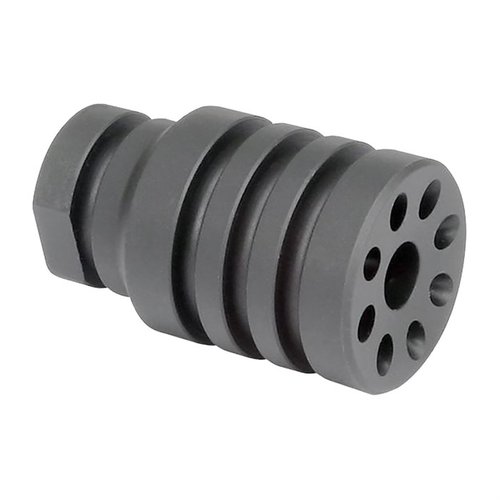 Le Pistol Blast Diverter de Midwest Industries redirige le souffle du canon vers l'avant, est fabriqué en acier outil et est 100% made in U.S.A.