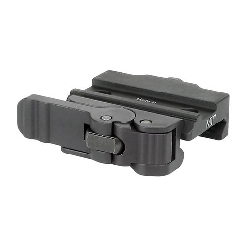 Il QD Optic Mount di Midwest Industries per bipod Atlas offre un'installazione senza attrezzi, regolazione precisa e un design resistente in alluminio anodizzato.