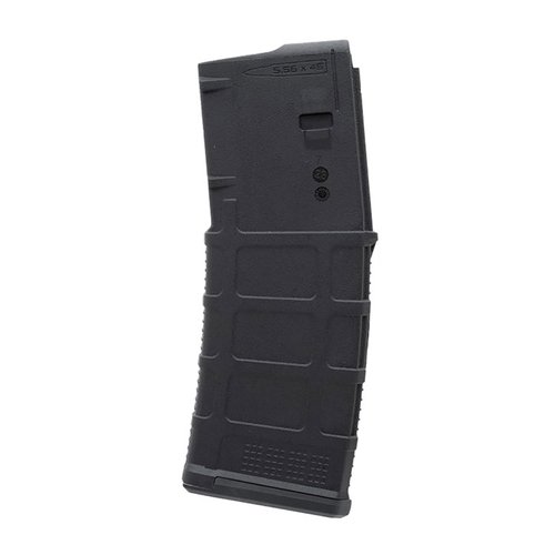 Le PMAG 10/30 de Magpul offre une capacité de 10 cartouches dans un format de magazine de 30, avec une prise solide et des fonctionnalités pratiques.