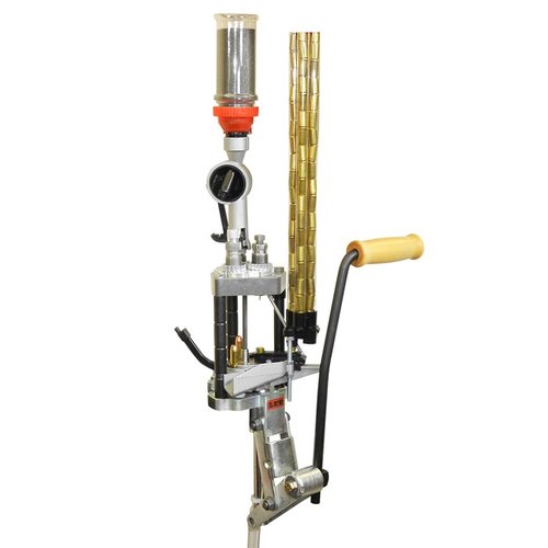 Die PRO 1000 Progressive Presse von LEE PRECISION ist ein 3-Loch Wiederladekit, das eine schnelle und präzise Nachladung für deine Pistolen- und Gewehrpatronen ermöglicht.