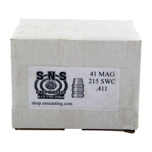 .41 CALIBER CAST PISTOL BULLETS di SNS offrono proiettili estremamente consistenti, realizzati in lega di alta qualità e rivestiti in polimero, per una precisione eccezionale.