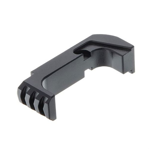 Améliore ta Glock avec le Tyrant Designs Extended Magazine Release, en aluminium de qualité aéronautique, offrant une activation rapide et un design ergonomique.