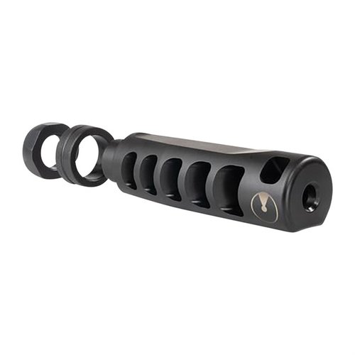 Le compensateur APOLLO S d'Ultradyne offre une réduction de recul extrême, un contrôle de la bouche et un design à 5 ports pour des tirs ultra fluides.