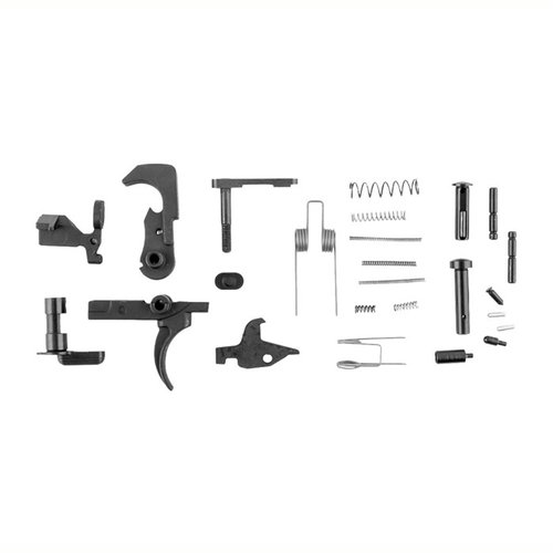 Le kit AR-15 LPK de ZRO DELTA offre un déclencheur à finition polie pour un tir plus fluide et une meilleure base pour un ajustement personnalisé.