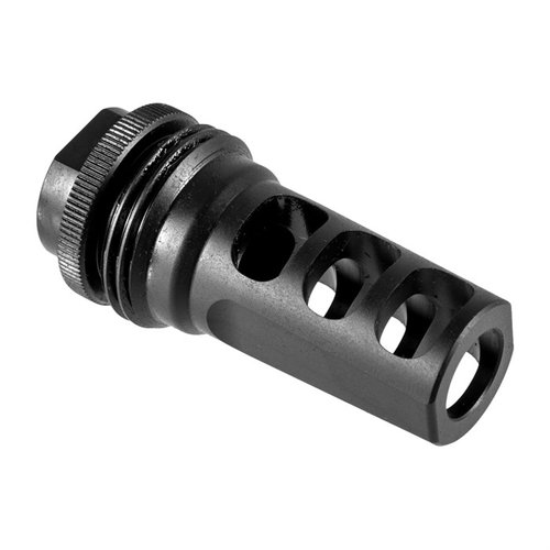 Le frein de bouche ASR Hybrid de SilencerCo réduit le recul, facilite le montage des silencieux et s'adapte à divers calibres avec une installation simple.