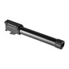 Les canons filetés Silencerco pour Glock® sont en acier inoxydable 416R, compatibles Gen 3 et Gen 4, avec finition noire ou naturelle, et incluent un protecteur de filetage.