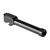 Les canons filetés Silencerco pour Glock® sont en acier inoxydable 416R, avec finition nitride noir ou inox naturel, adaptés aux Glock® Gen 3 et 4.