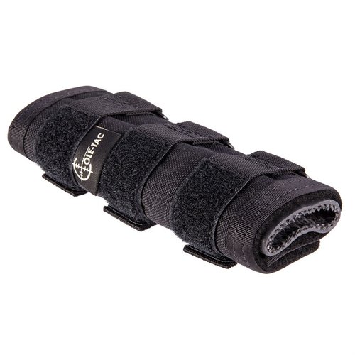 Der Cole-TAC HTP Suppressor Cover hält Temperaturen bis 3000°F stand, ist wasser- und feuerfest, und bleibt dank BOA-Riemen sicher an Ort und Stelle.
