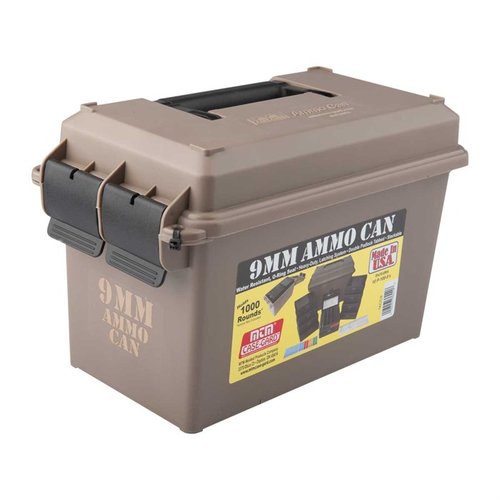 Entdecke die MTM Tactical Mag Can für 45ACP und 9mm Luger! 🛡️ Perfekt für sichere, geschützte Lagerung deiner Munition.