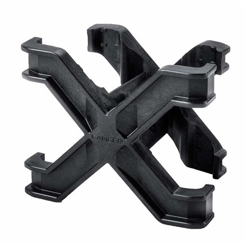 Der Lancer Systems MPX Magazine Coupler ermöglicht es dir, zwei Magazine nebeneinander zu sichern, sodass du immer ein schnelles Nachladen zur Hand hast.
