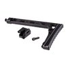 Stock Skeleton 8 pollici JMAC, leggero in alluminio 7075 T6, compatibile con meccanismi SIG, dotato di 2x QD Sling Socket e predisposizione per cheek risers.