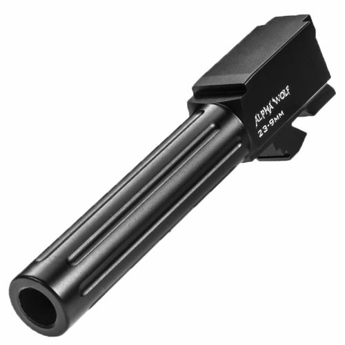 Die Alpha Wolf Conversion Barrels bieten absolute Genauigkeit und Zuverlässigkeit, konvertieren .40 S&W und .357 Sig auf 9mm, einfach zu installieren.