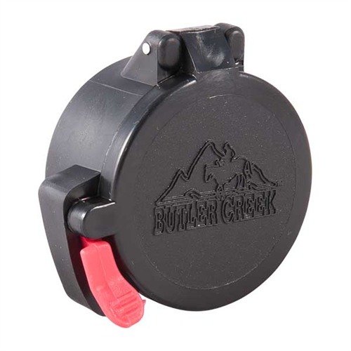 Die FLIP OPEN EYEPIECE LENS COVERS von BUTLER CREEK schützen deine Linsen vor Schmutz und Kratzern, sind wetterfest und lassen sich einfach mit einem Finger öffnen.
