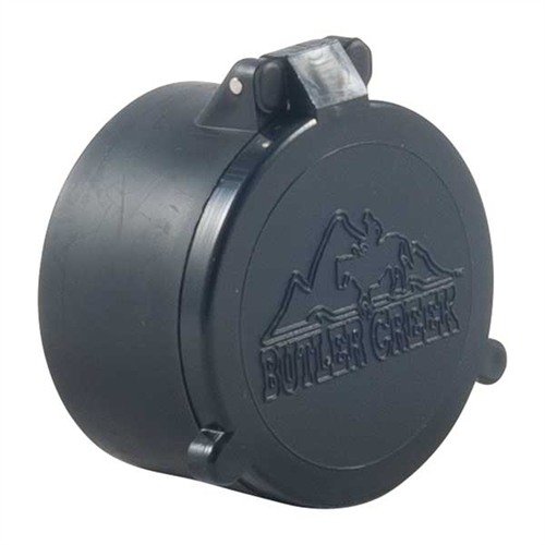 Die FLIP-OPEN OBJECTIVE LENS COVERS von BUTLER CREEK schützen deine Linsen vor Schmutz und Kratzern, sind wetterfest und lassen sich mit einem Finger leicht öffnen.