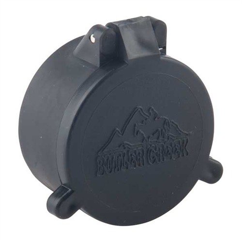 Le coperture per obiettivo FLIP-OPEN di BUTLER CREEK proteggono le lenti da polvere e umidità, aprendo facilmente con una pressione del dito per un accesso rapido.