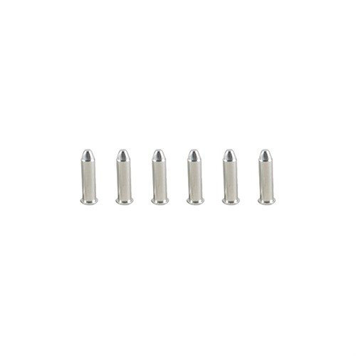 .22 RIMFIRE Snap Caps aus Aluminium ermöglichen sicheres Trockenfeuer, schützen den Verschluss und halten für Hunderte von "Schüssen".