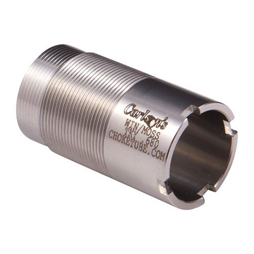 Les tubes de choke en acier inoxydable non rouillant de Carlson's sont parfaits pour les fusils à pompe, offrant durabilité et compatibilité avec divers modèles.