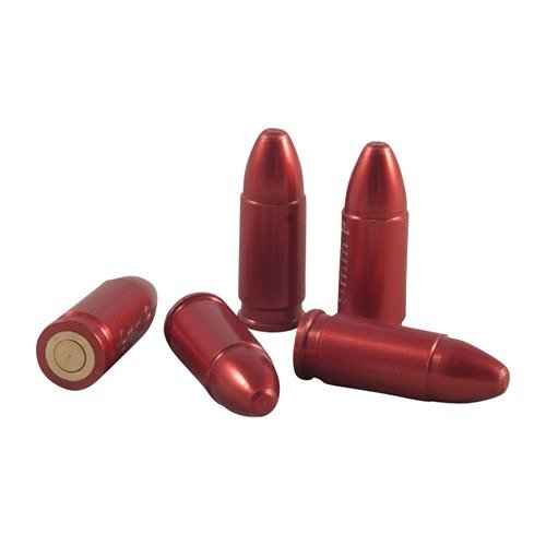 Les Snap Caps 9mm Luger de Carlson permettent de pratiquer le tir à sec sans abîmer ton arme, grâce à leur corps en aluminium et leur amorce en laiton absorbant l'impact.