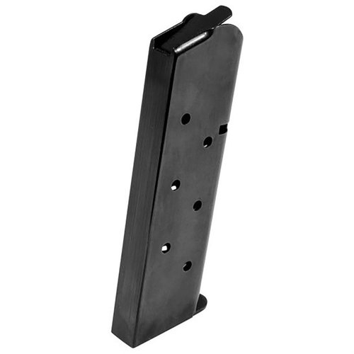 Le chargeur 1911 GOVERNMENT/COMMANDER 8-RD est compatible avec plusieurs modèles .45, offrant fiabilité et performance pour tes sessions de tir.