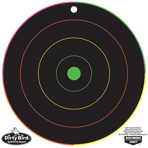 Die DIRTY BIRD TARGETS bieten dir mit ihren fluoreszierenden Ringen eine sofortige Trefferanzeige, ohne dass du nach vorne laufen musst. Wetterfest und langlebig!
