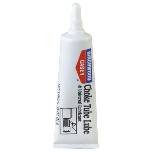 Mit CHOKE TUBE LUBE von BIRCHWOOD CASEY verhinderst du festgefahrene Choke-Rohre und Barrel-Schäden dank einem nicht verdampfenden, metallischen Anti-Seize-Lubrikant.