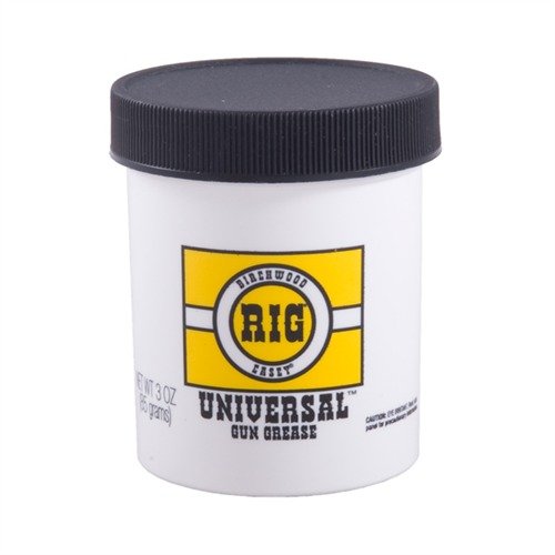 Il RIG® UNIVERSAL GUN GREASE offre una protezione efficace contro la ruggine per le tue armi, facile da applicare e ideale per la conservazione a lungo termine.