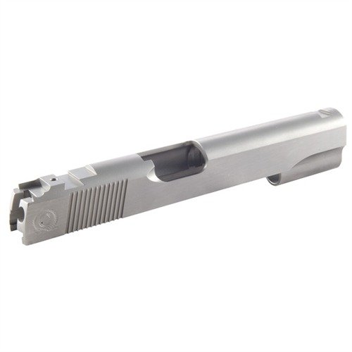 Scopri le slide 1911 in acciaio inossidabile di Caspian, con tolleranze precise e resistenza superiore, pronte per il tuo fucile personalizzato.