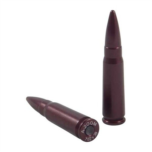 Die A-ZOOM AMMO SNAP CAP DUMMY ROUNDS 7.62X39MM sind ideal zum Üben von Laden, Entladen und trockenem Abfeuern, verbessern deine Schiessfähigkeiten und Handhabung.