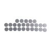 Les roues CRATEX #74 et #86 sont idéales pour le polissage précis, avec des diamètres de 7⁄8" et 1" pour des résultats impeccables sur tes projets d'armurerie.