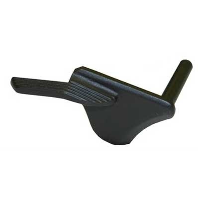 Die 1911 HIGH GRIP THUMB SAFETY bietet einen komfortablen, hohen Daumenhalt, schnappst nicht an Holstern und passt perfekt zu konturierten Rahmen.