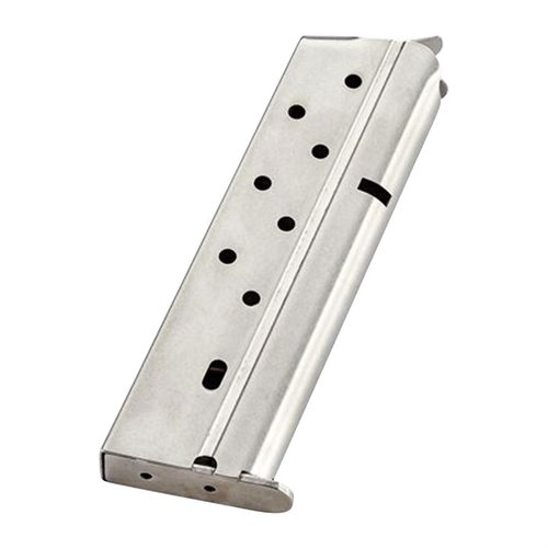 Le chargeur 10mm Classic de CMC pour 1911 offre une capacité de 9 cartouches, une conception durable et un ajustement parfait pour un transport discret.