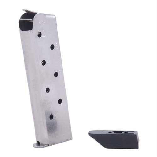 Die 1911 8RD 45ACP Shooting Star Match Grade Magazine von Chip McCormick bietet extra Kapazität, zuverlässiges Füttern und eine robuste Edelstahlkonstruktion.