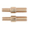 Gli adattatori maschio/maschio 30A 8-32 a 12-28 di Dewey consentono di utilizzare accessori standard su aste rivestite, realizzati in ottone lavorato.