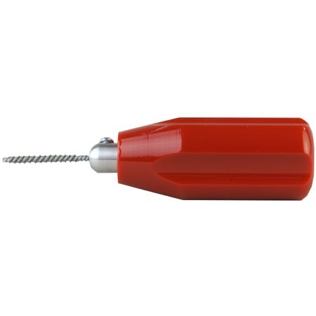 La spazzola per la pulizia dei porti SHOTGUN DEWEY è compatta e potente, rimuovendo rapidamente i residui di plastica e carbonio con un manico facile da afferrare.