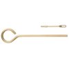 Il rod in ottone monopezzo con anello per il dito è ideale per il poligono e pratico in officina. Include punta slotted in ottone e si adatta a canne .22 e superiori.