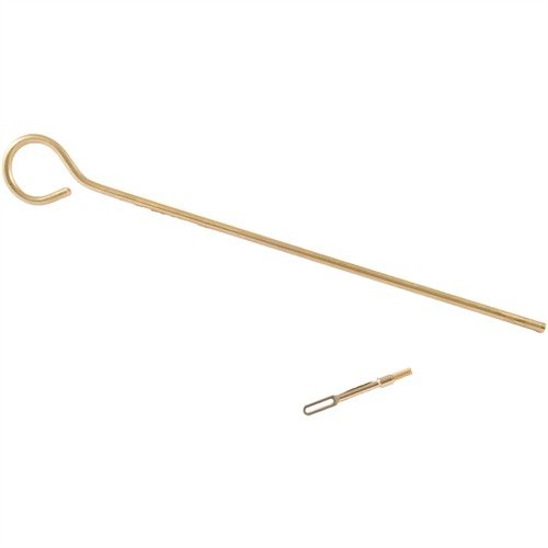 Il rod in ottone monopezzo con anello per il dito è pratico per il tiro al poligono e in officina, compatibile con canne da .22 e superiori.