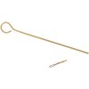 Il rod in ottone monopezzo con anello per il dito è pratico per il tiro al poligono e in officina, compatibile con canne da .22 e superiori.