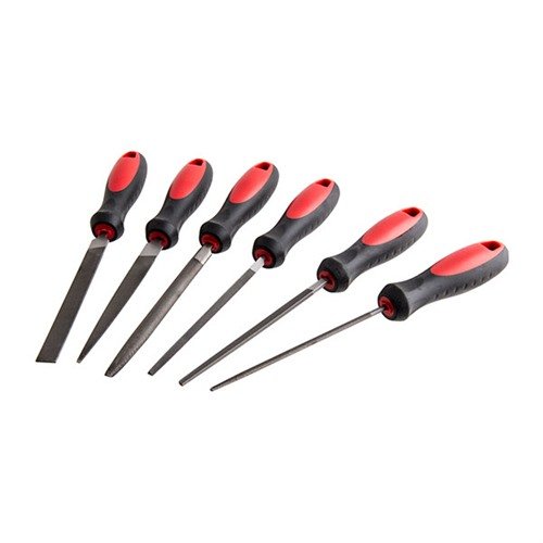Das KEY FILE SET W/HANDLES von FRIEDR. DICK GMBH bietet dir präzise Feilen mit ergonomischen Griffen, ideal für die Bearbeitung von Metall und Holz.