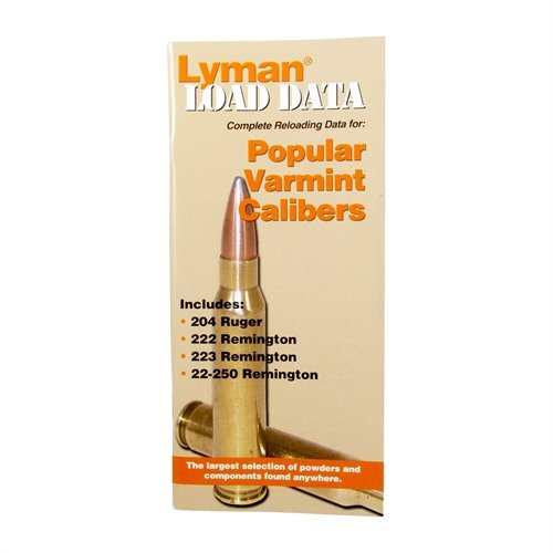 Le LYMAN LOAD DATA BOOK 20, 22 CAL est parfait pour les tireurs qui cherchent des données précises pour recharger leurs munitions avec confiance.