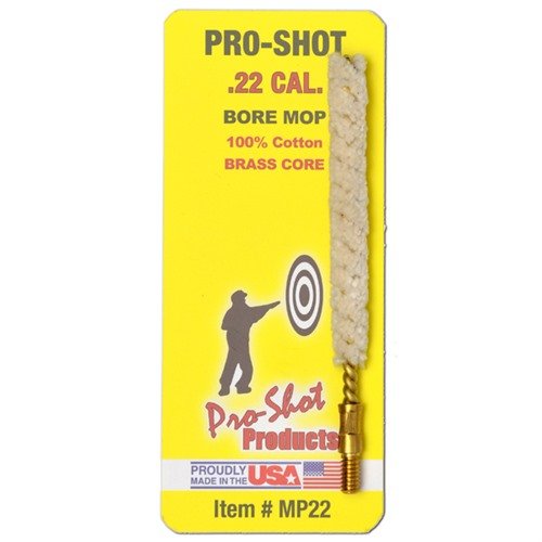 .22 CALIBER MOP di PRO SHOT PRODUCTS, INC è ideale per la pulizia efficace delle canne, garantendo prestazioni ottimali e una manutenzione semplice e veloce.