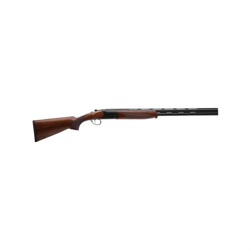 Il Stevens 555 28 GAUGE offre canne in acciaio al carbonio cromato, un elegante calcio in noce turco e un ricevitore in alluminio leggero per prestazioni superiori.