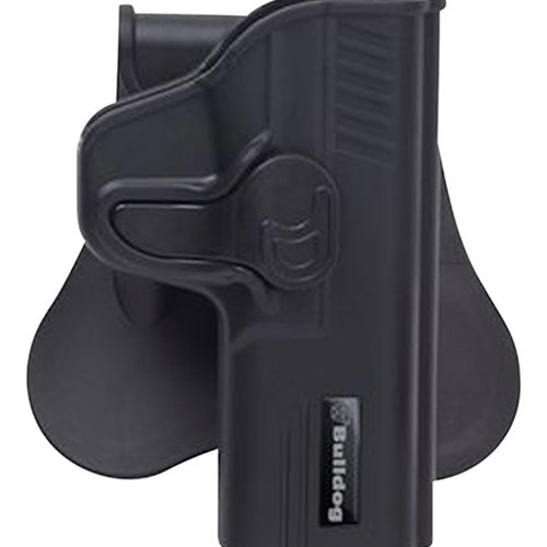 Le Bulldog Rapid Release Holster LCP Blk offre un accès rapide et sécurisé à ton arme, avec un design compact et confortable pour un port quotidien.