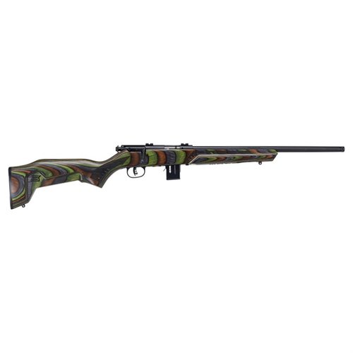 Il fucile 93 MINIMALIST 17 HMR 18" LAMINATE di SAVAGE ARMS offre precisione eccezionale, design elegante e leggerezza per un'ottima maneggevolezza.