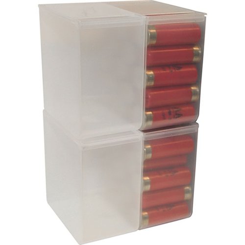 Die 25 Round Shotshell Box von CHADWICK & TREFETHEN ist eine klare, praktische Lösung zur Aufbewahrung von Schrotpatronen, perfekt für den schnellen Zugriff und die Organisation.