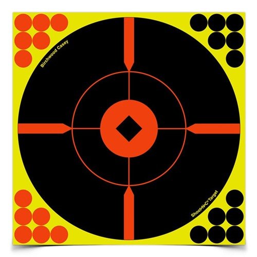 Scopri il bersaglio Shoot-N-C 12" Bull's-Eye "BMW" 🎯: 5 fogli adesivi perfetti per ogni condizione di tiro, con pasters per riparazione!